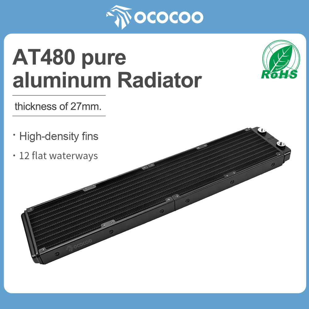Bonsai Wire Aluminum - OCOCOO PC Wasserkühlung Radiator 480mm Gezahnter