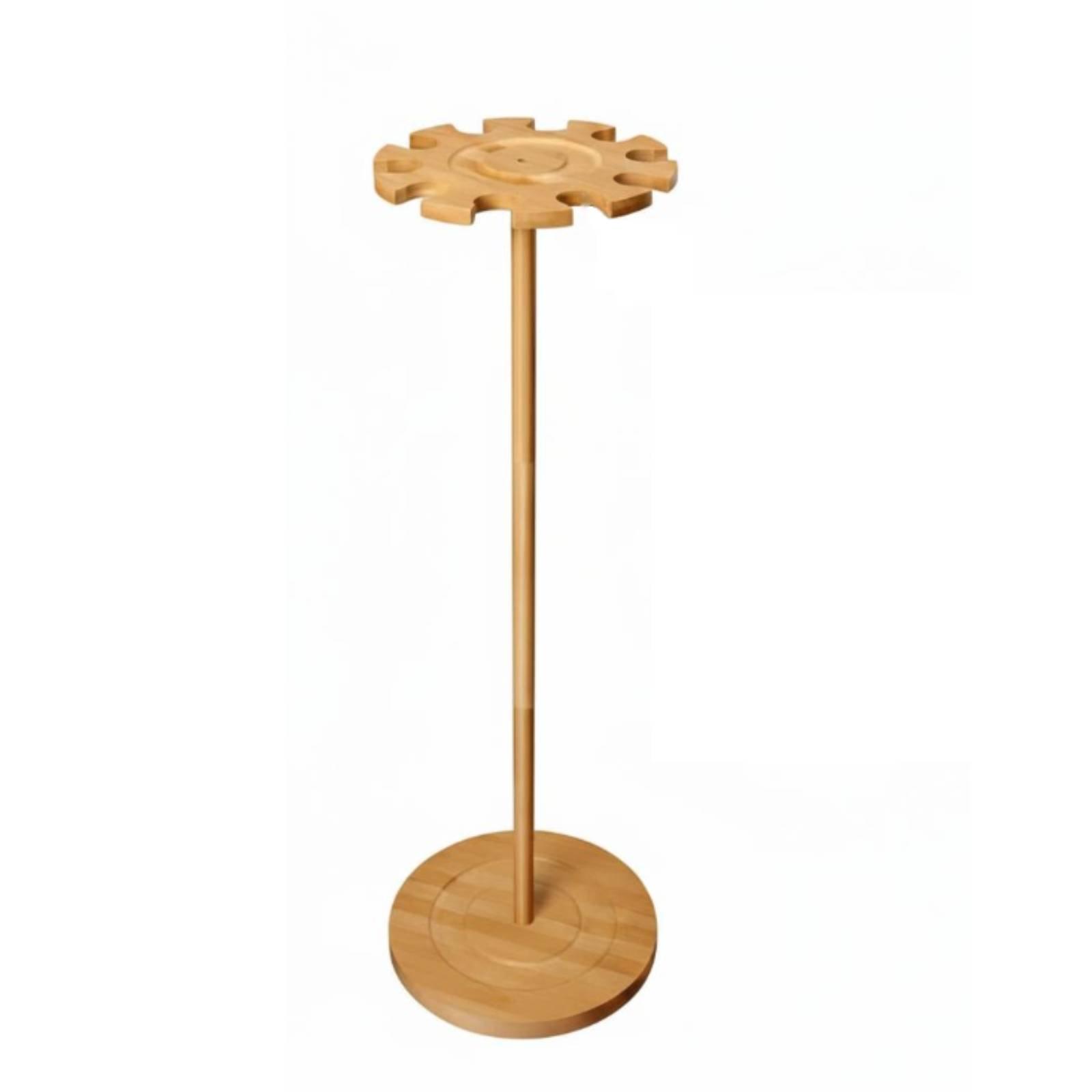 Display Stand Wood - Platzsparender Holzständer für Baseball-Sportausrüstung
