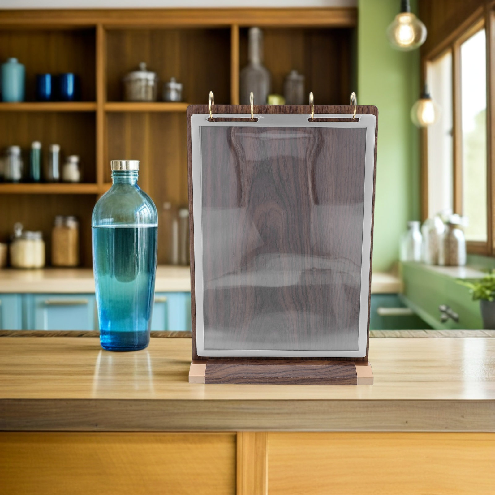 A4-Menüständer aus Walnussholz – Display Stand Wood Bewertung und Preis