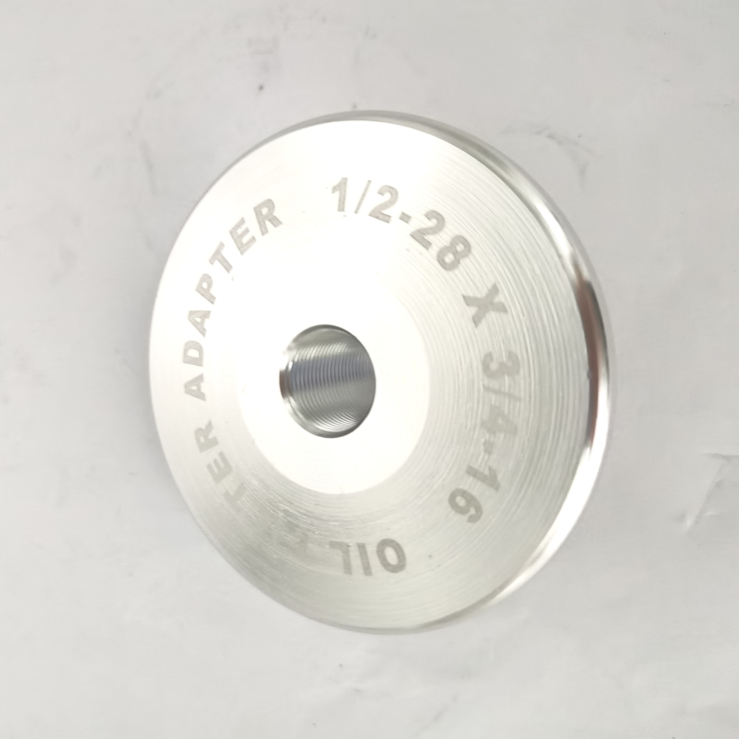 Ölfilteradapter, 1/2‑28 Inneng – Bonsai Wire Aluminum Bewertung und Preis