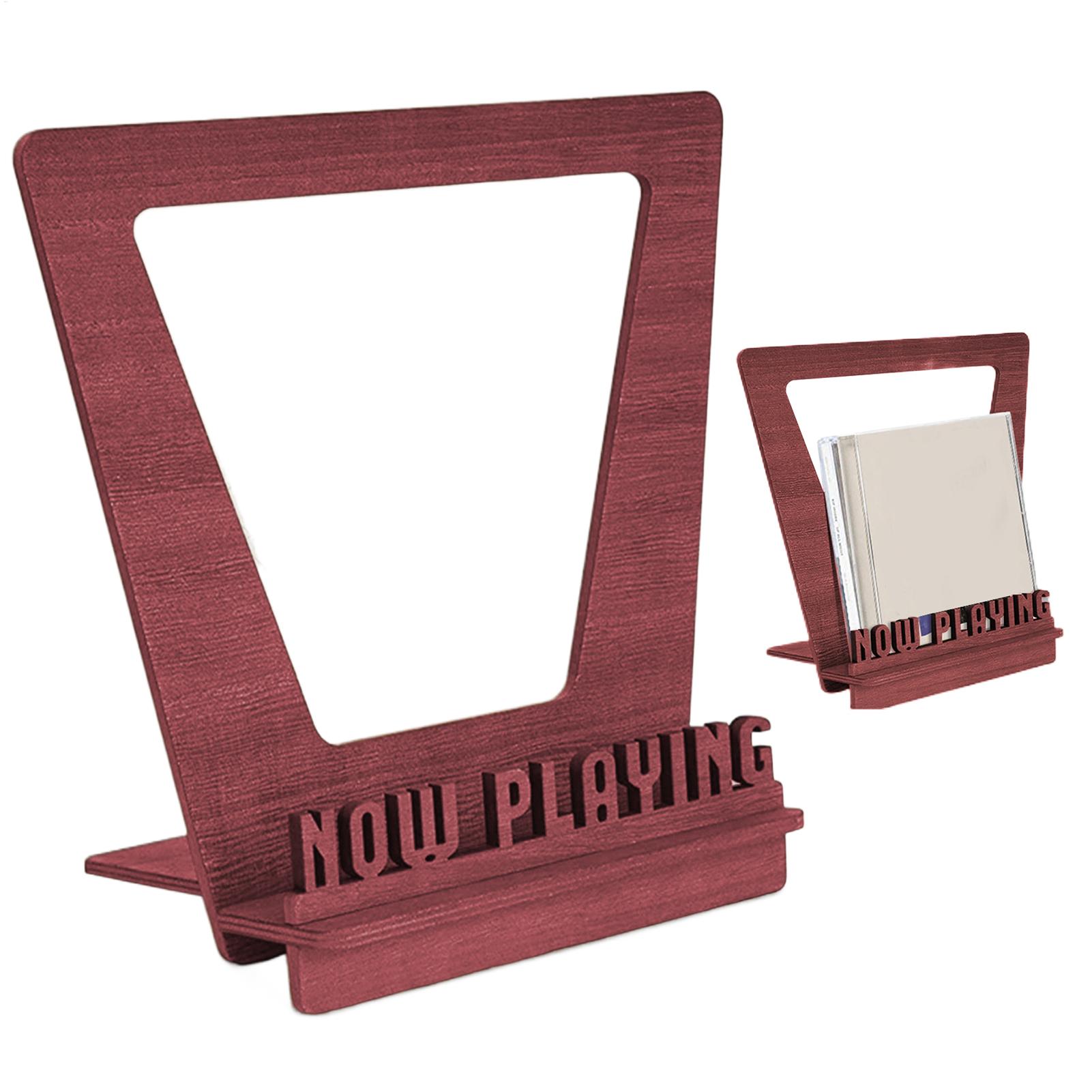 Holz-Schallplattenhalter, Holz – Display Stand Wood Bewertung und Preis