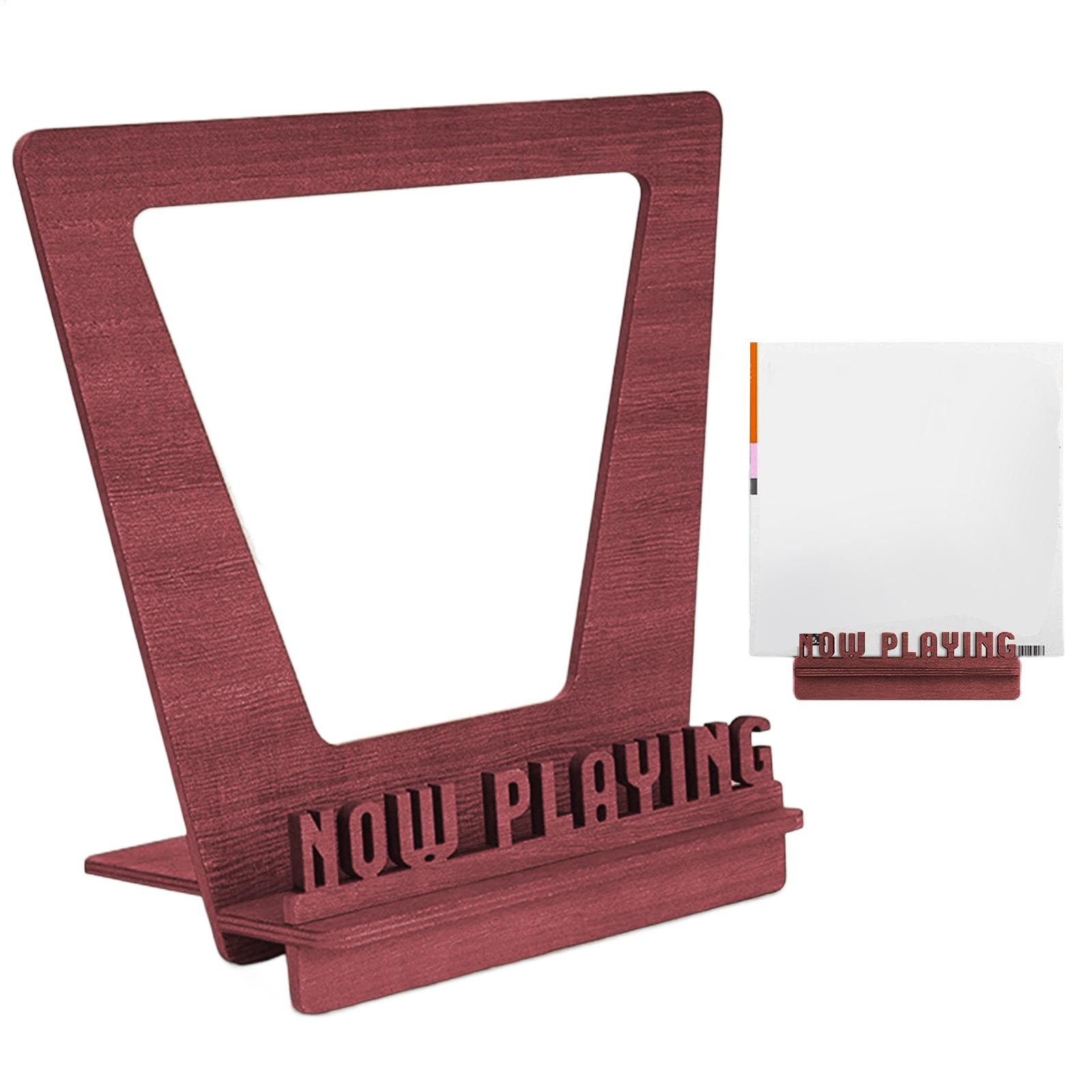 Holz-Schallplattenhalter, Holz – Display Stand Wood Bewertung und Preis