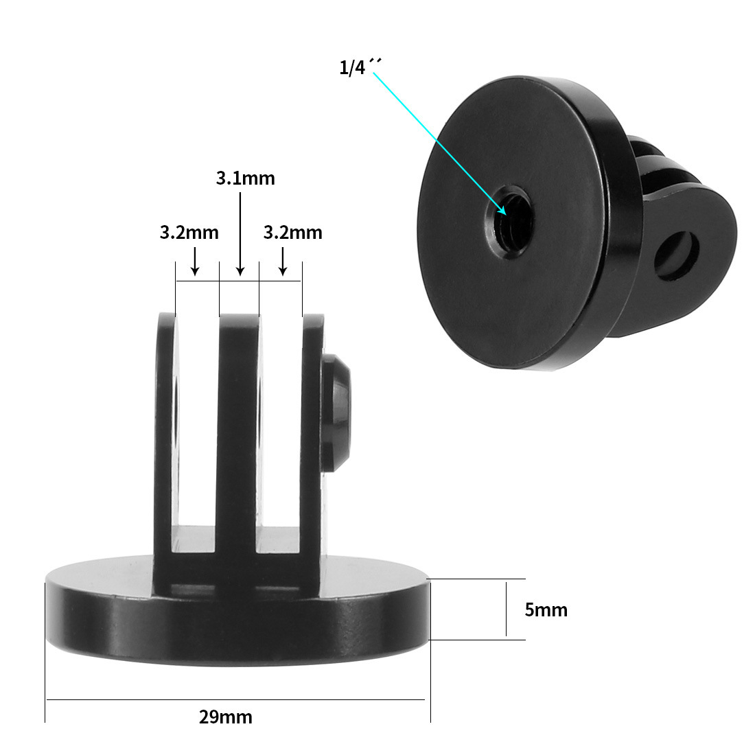 Für Gopro Stativ Mount Adapter – Bonsai Wire Aluminum Bewertung und Preis